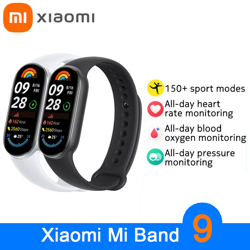 Health Wellness Bracelet - Xiaomi Mi Band 9 AMOLEDスクリーンフィットネスブレスレット Miband9