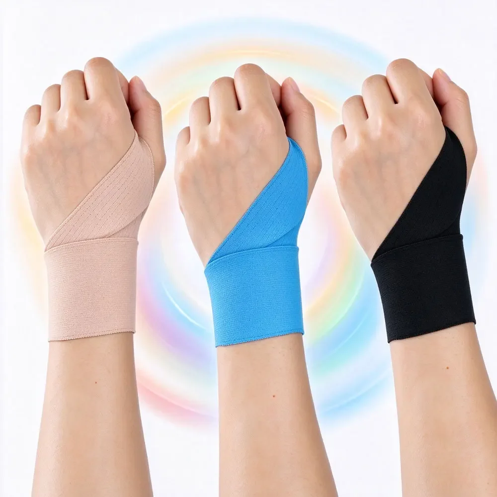 Sports Taping Precut - 20個入り、親指用穴付きのプレカット式キネシオロジーテープ。吸湿性があり、伸縮性のあるスポーツ用テープ。ラテックスフリーで低アレルギー性。手首用。