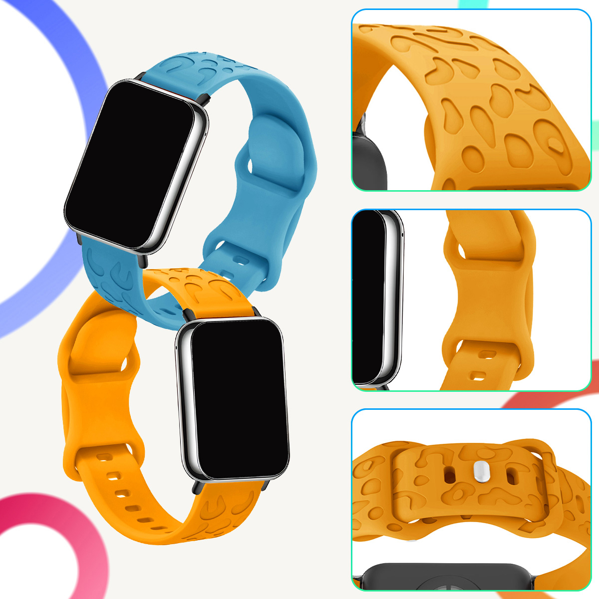 Redmi Watch 5/4用シリコンスポーツストラップ、 - Health Wellness Bracelet のレビューと価格