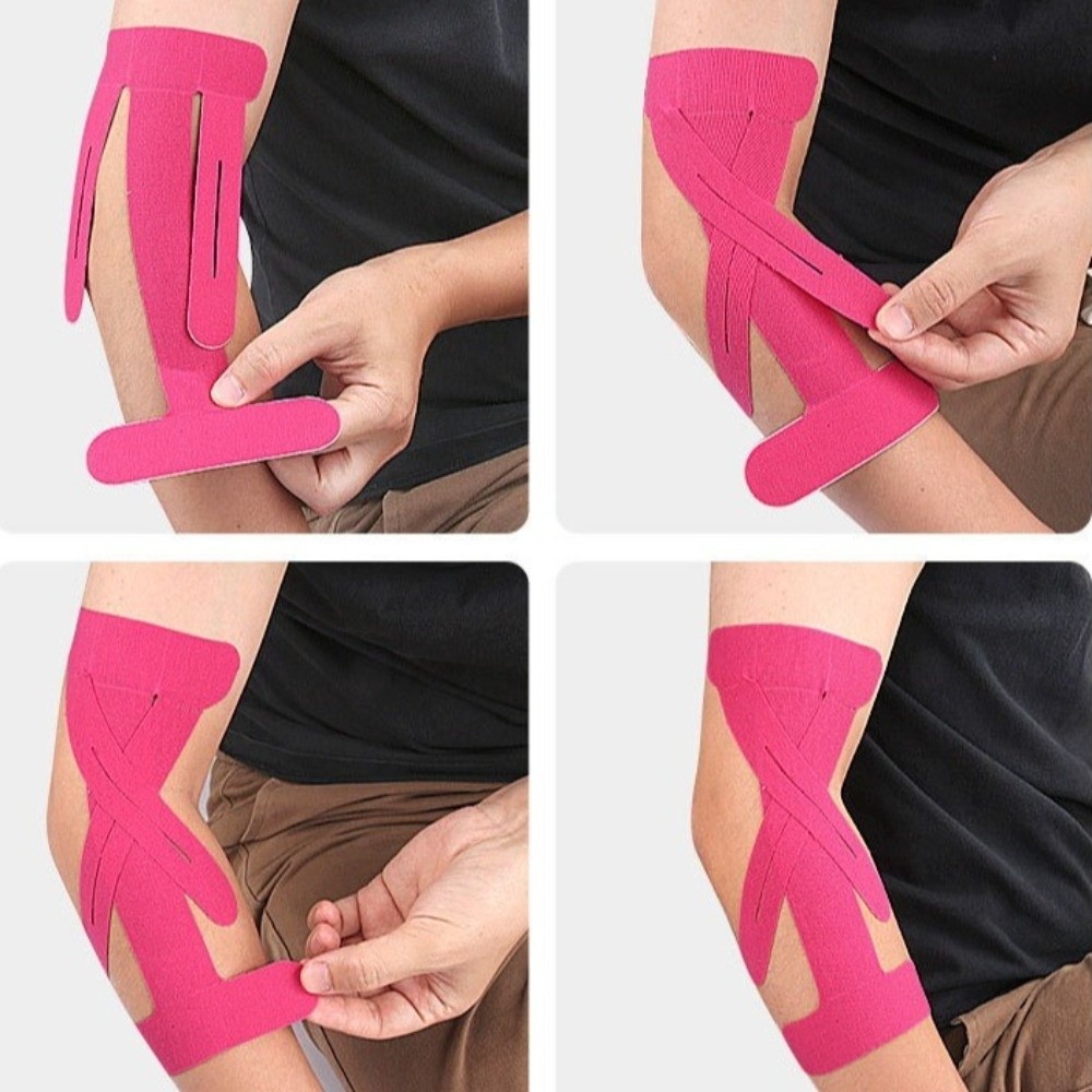 10個入り 安定性のある防水肘用包帯 通気性のあるプレカット - Sports Taping Precut のレビューと価格