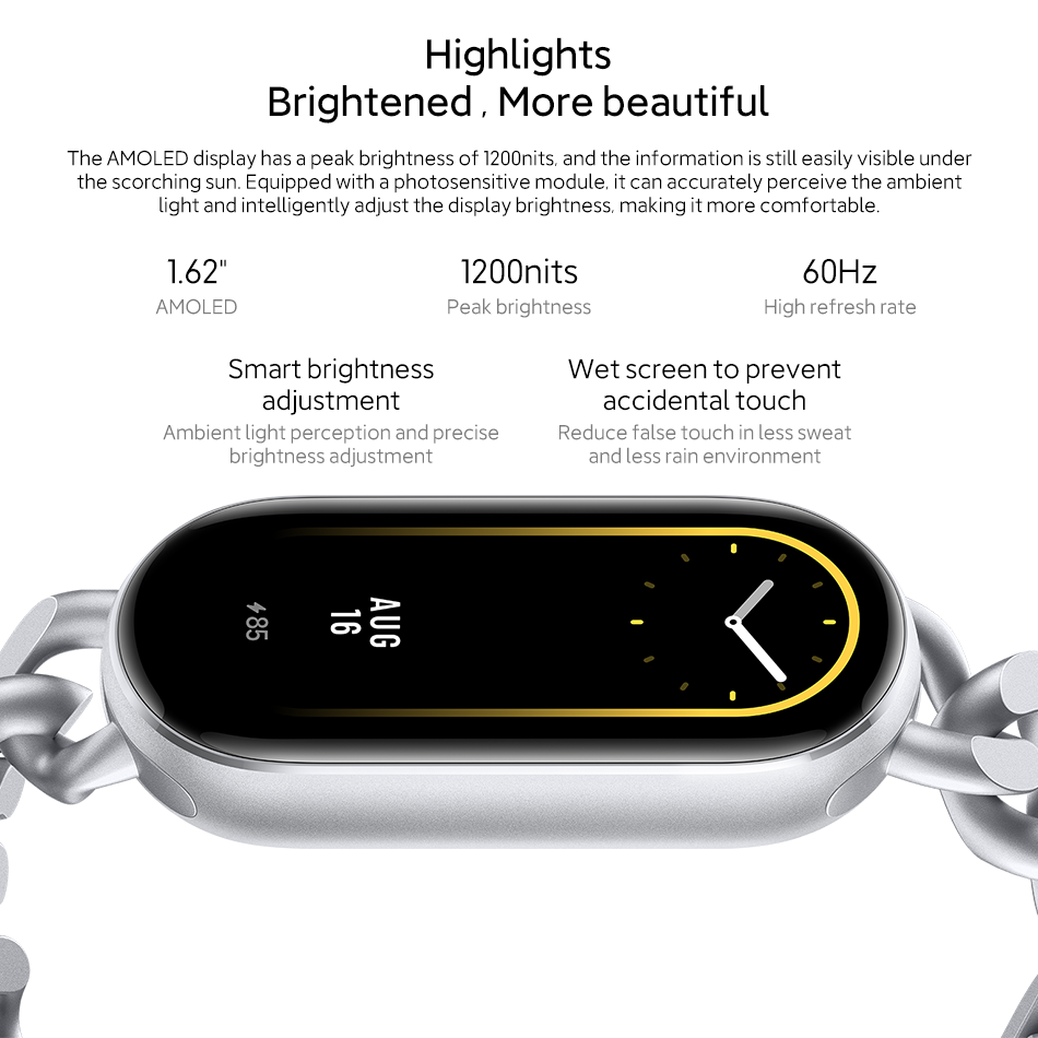 Xiaomi Mi Band 9 AMOLEDスクリーンフィ - Health Wellness Bracelet のレビューと価格