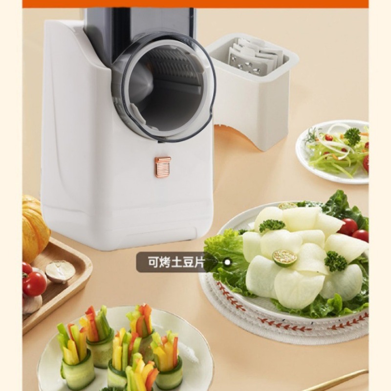 多機能電動キッチン野菜カッター、省力スライサーシュレッダー、 - Health Wellness Lifestyle のレビューと価格