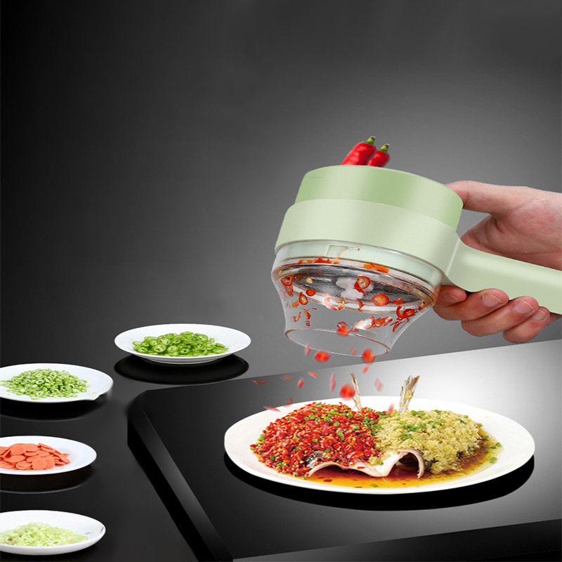 4In1 電気野菜カッターセットハンドヘルドワイヤレス電気ガ - Health Wellness Lifestyle のレビューと価格