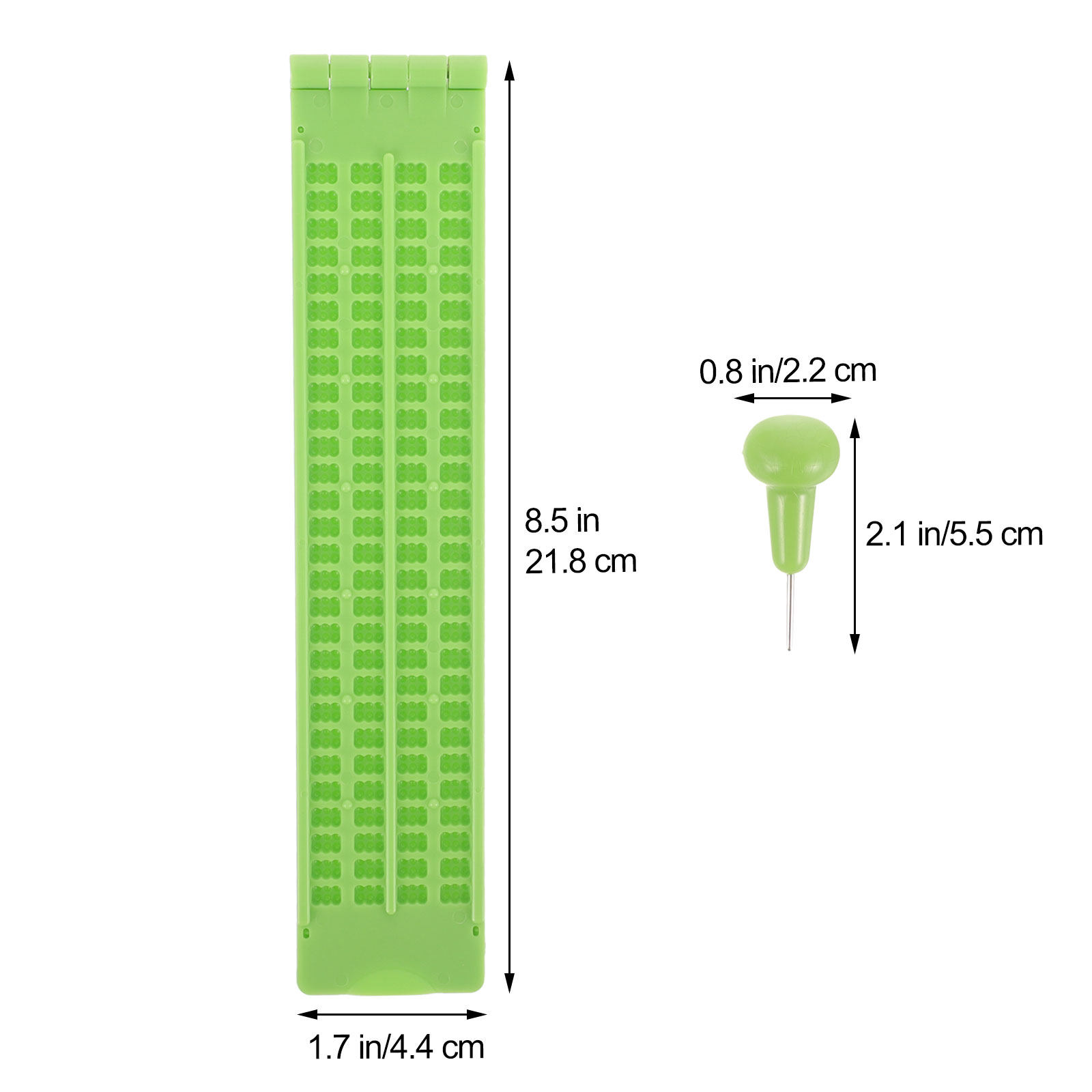 1. 視覚障碍者向けの軽量ブライユ指板キット。プラスチック製 - Health & Wellness Unlimited のレビューと価格