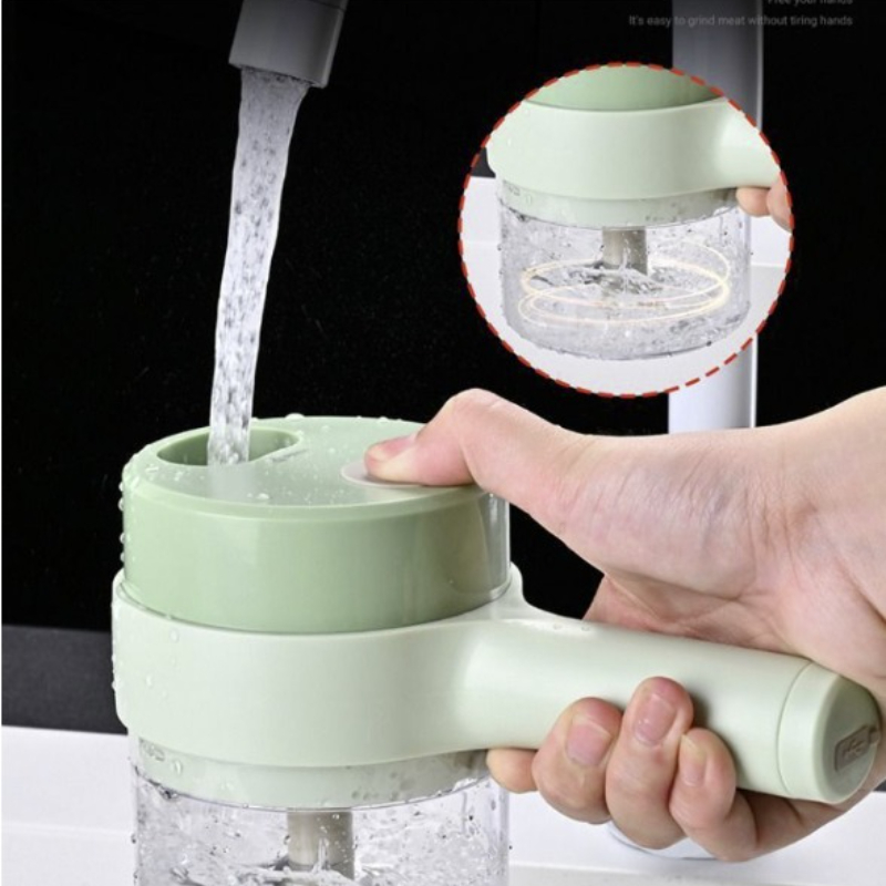 4In1 電気野菜カッターセットハンドヘルドワイヤレス電気ガ - Health Wellness Lifestyle のレビューと価格